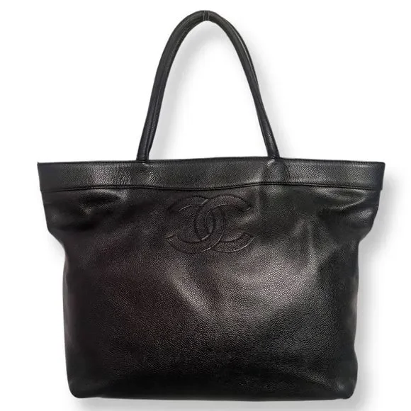 Vintage Chanel Caviar Leather Tote - Picture 1 of 12